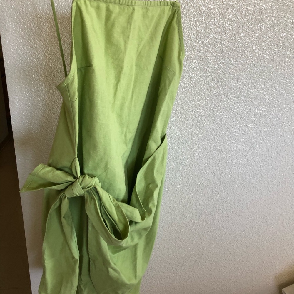 Sabo skirt dress lime color size small